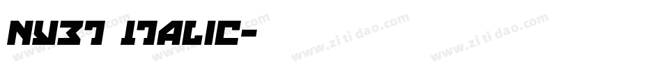 Nyet Italic字体转换